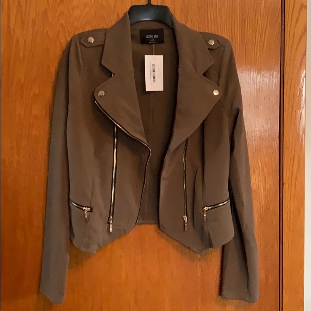 Faux Moto jacket